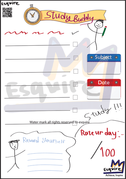 Study Buddy™ Time Planner, For Mozakra!